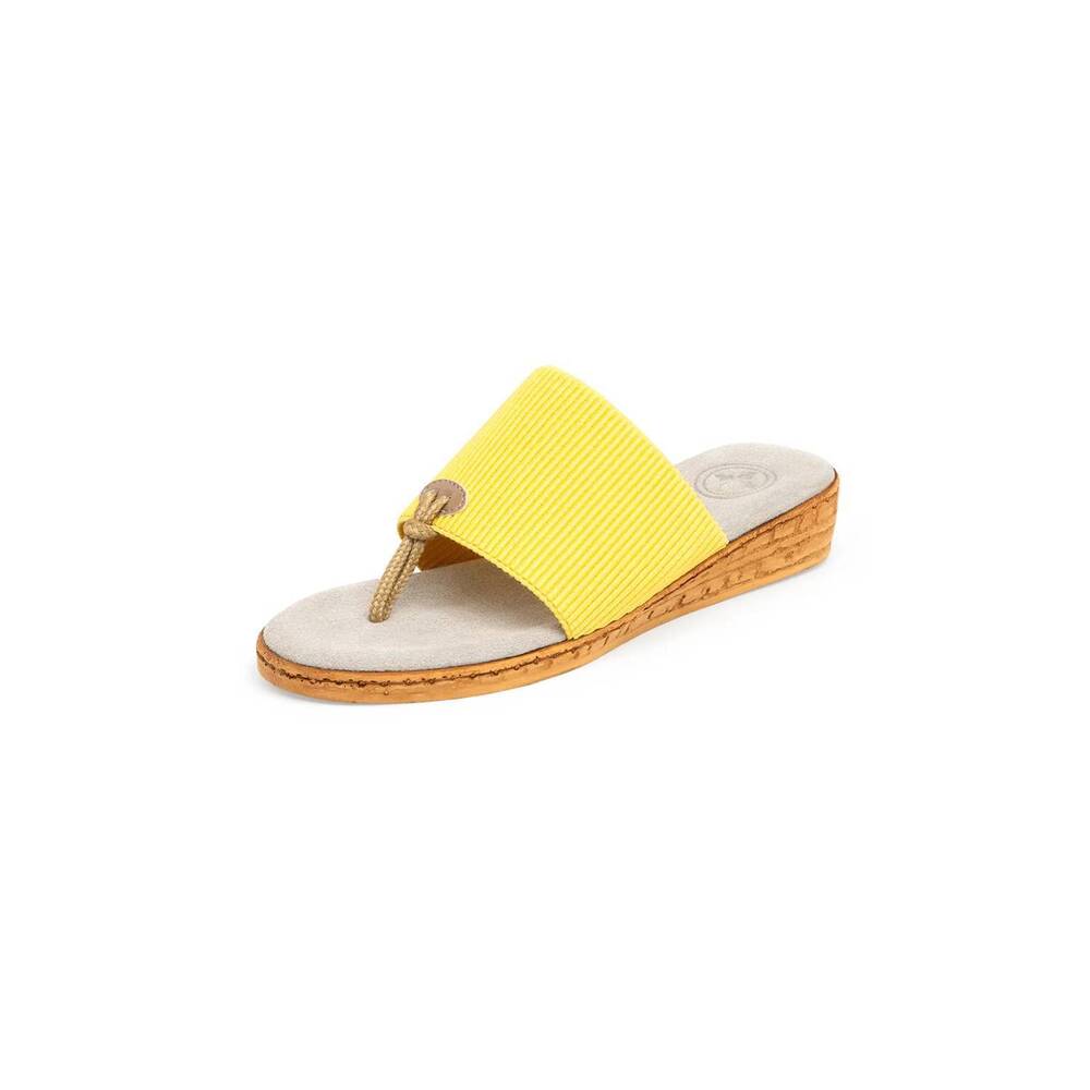 NEW CHARLESTON SHOE CO. women's iop sandals in lemon